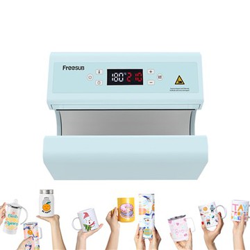 Freesub Pneumatic Cup Press Machine Automatic Mug Press For Tumblers