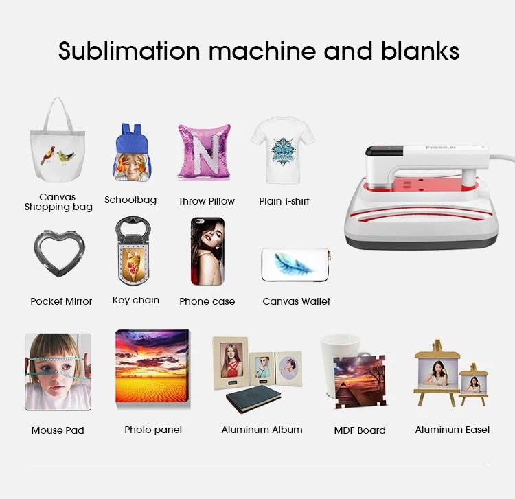 Portable heat press machine