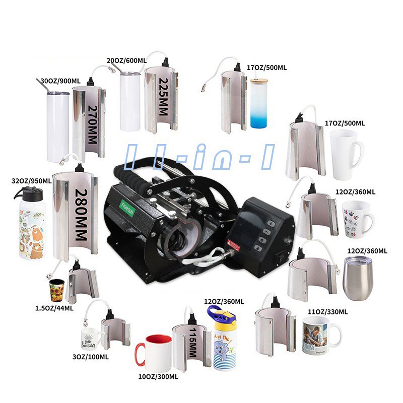 11 In 1 Combo Tumbler Printing Machine 11 In 1 Combo Tumbler Printing Machine