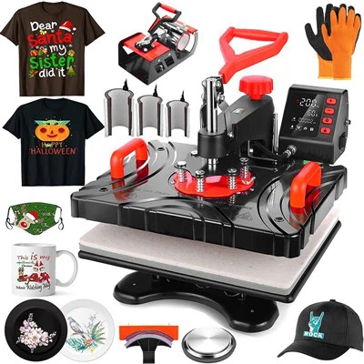 8 in 1 Heat Press Sublimation Machine For Shirts
